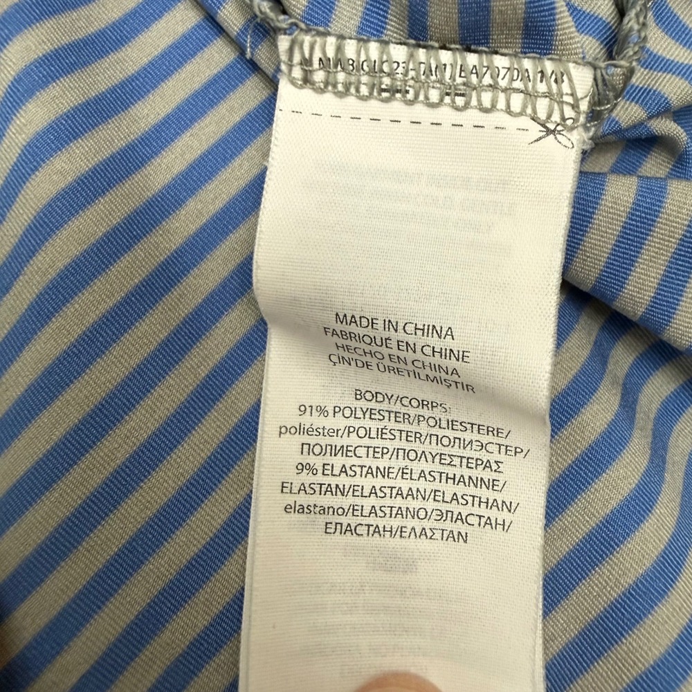 RLX Ralph Lauren Polo Shirt Mens XL Blue Striped 2018 US Open Shinnecock Hills - Picture 5 of 9